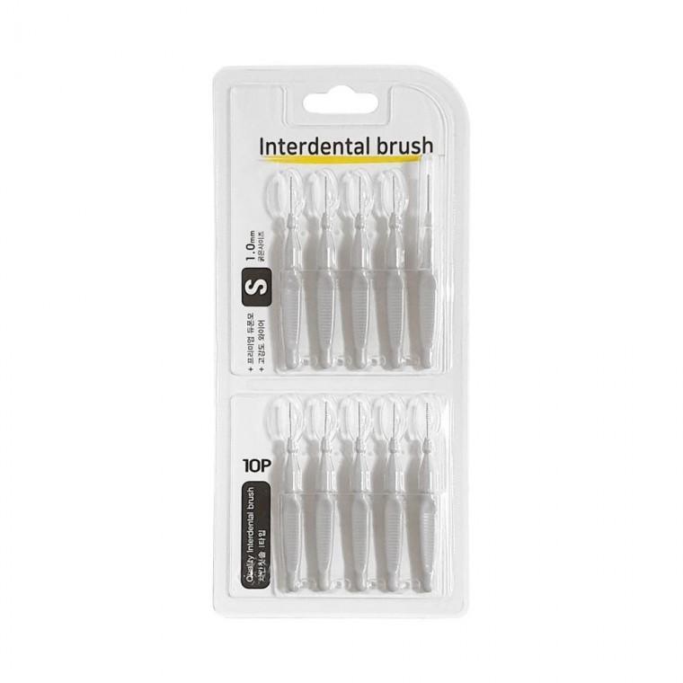 루미나D 치간칫솔 1.0mm 10p 8724 i타입 치석브러쉬 구강 관리용