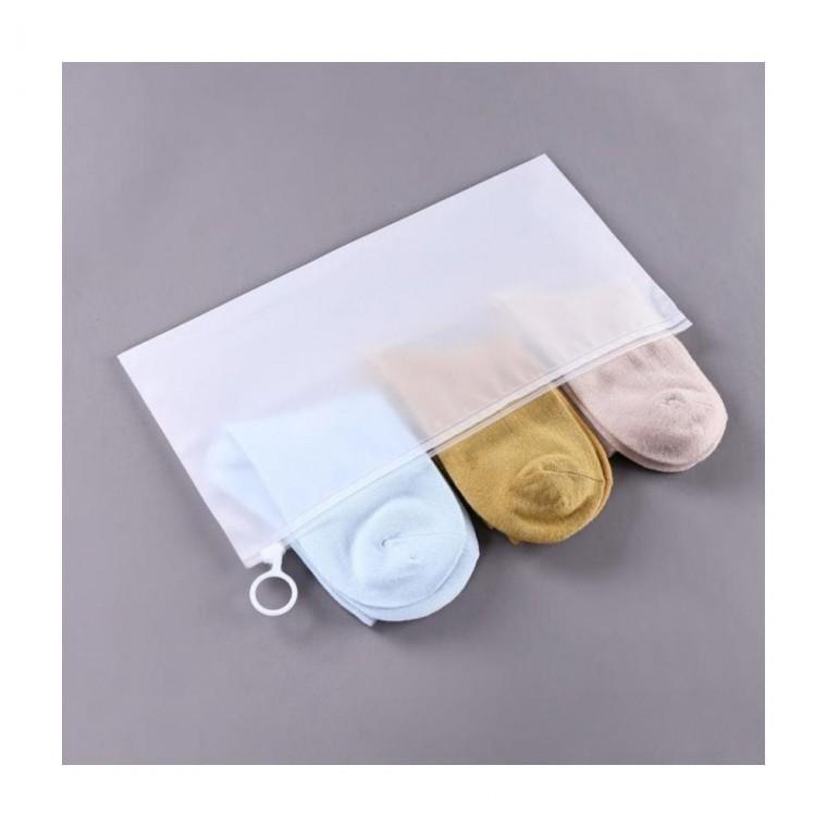 루미나D 슬라이드지퍼백 15x10cm 반투명 가정 수납정리 책상 소품보관