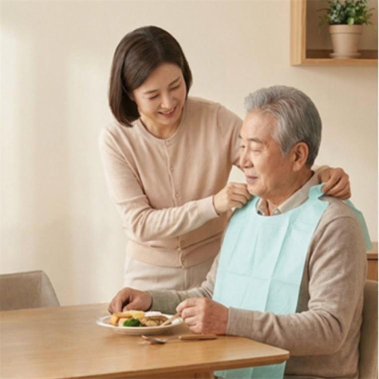어르신턱받이 환자용턱받이 어른1회용턱받이
