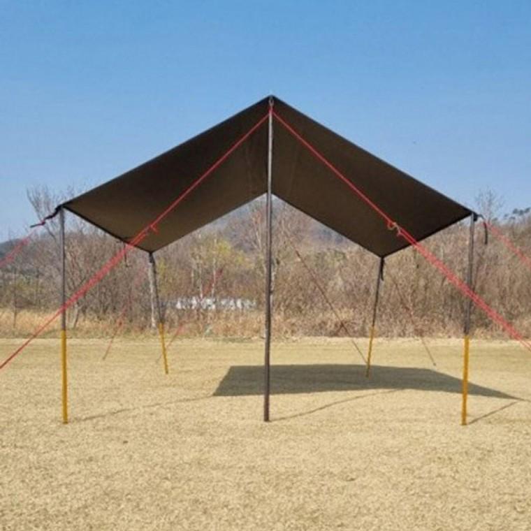 캠핑 150D 암막 블랙 렉타타프 M 1P 그늘막