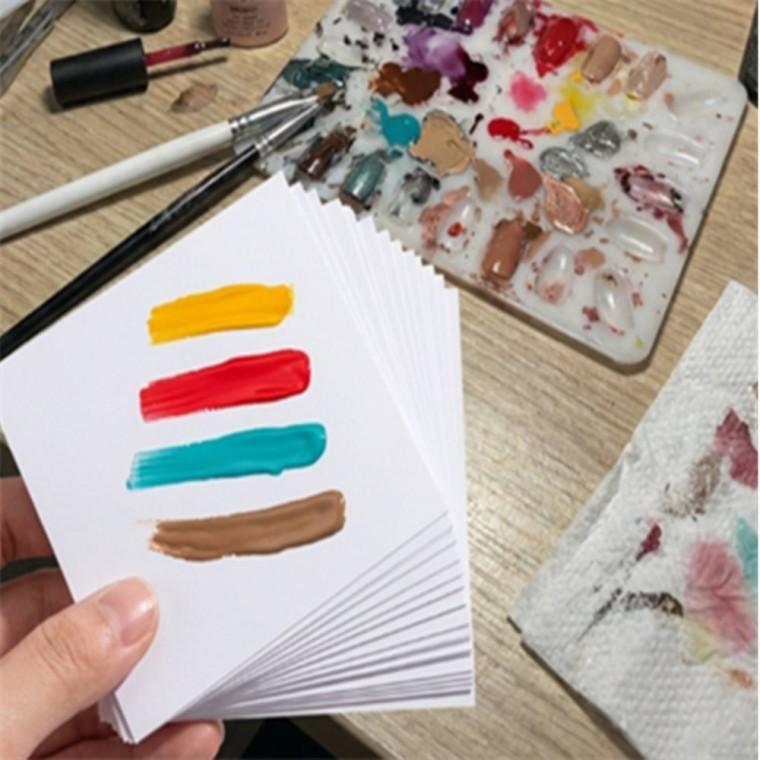 네일 종이파레트 일회용파레트 미술파레트