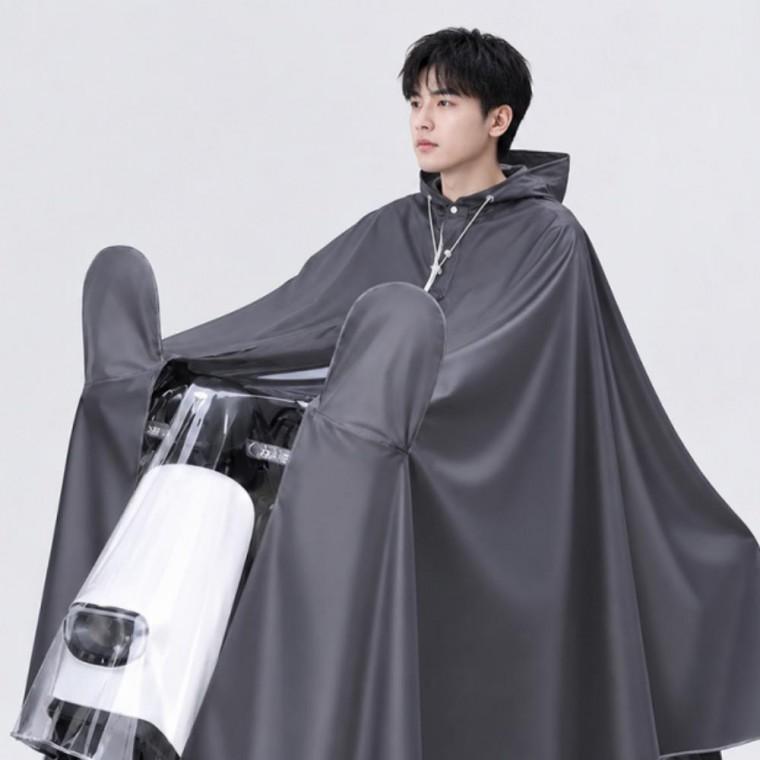 오토바이 배달 라이딩 우비 우의 바이크 비옷 그레이
