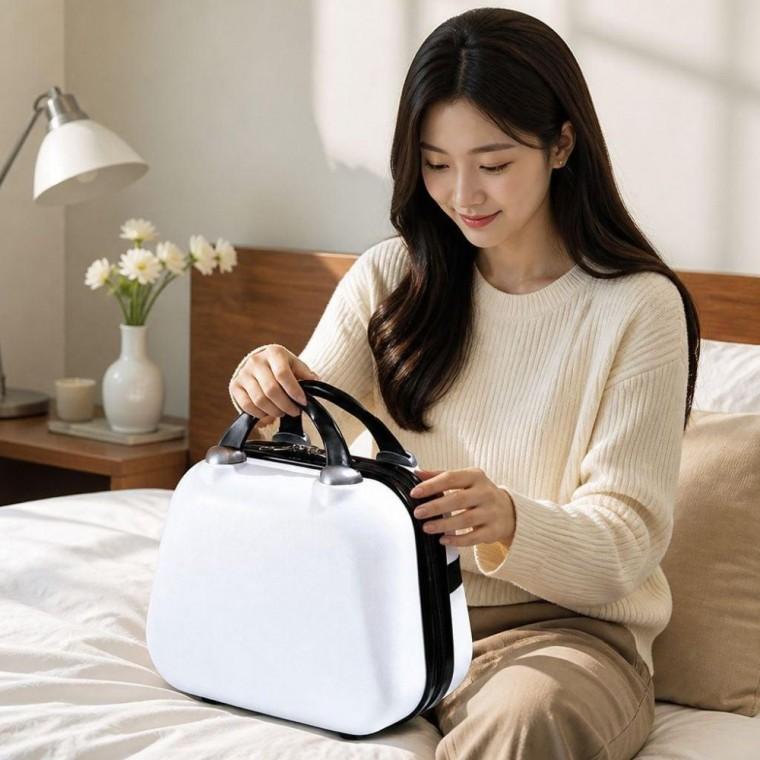 14인치 레디백 화이트 기내용 미니 하드 여행용 가방 인기 상품