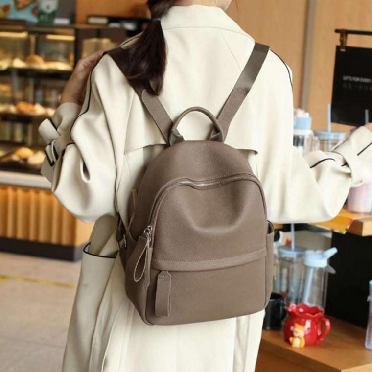 여성 베이직 정장 가죽백팩 클래식 데일리