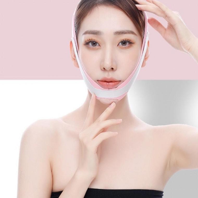 얼굴처짐방지 입벌림방지 스트랩 밴드 수면 이중턱 입벌림방지 윤곽 얼굴