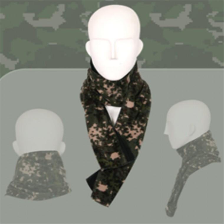 기모양면 목도리 국방목도리 방한머플러