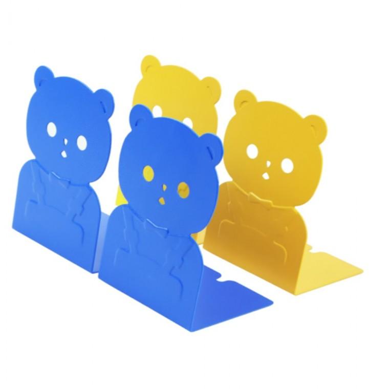 곰돌이 북엔드 2p 철제북앤드 책상책꽂이 책거치대