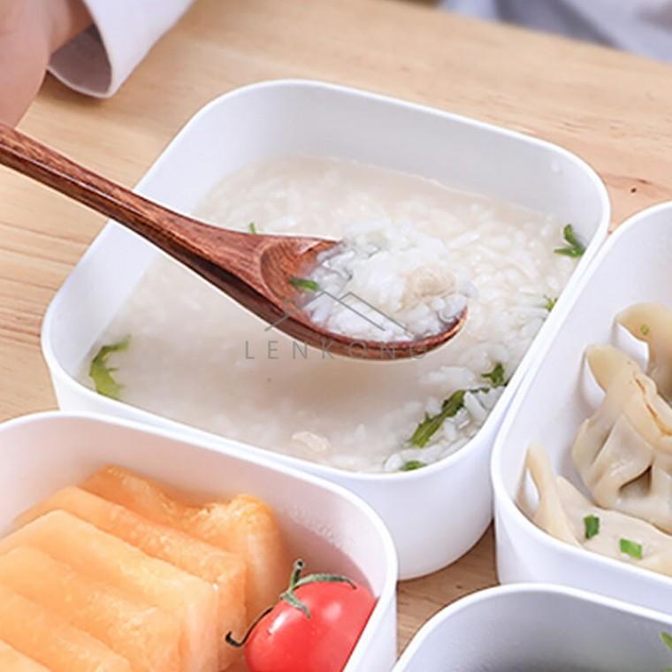 사각 밀폐통 중형 500ml 도시락용기 김밥용기 야채보관용기 샌드위치용기 밀키트용기