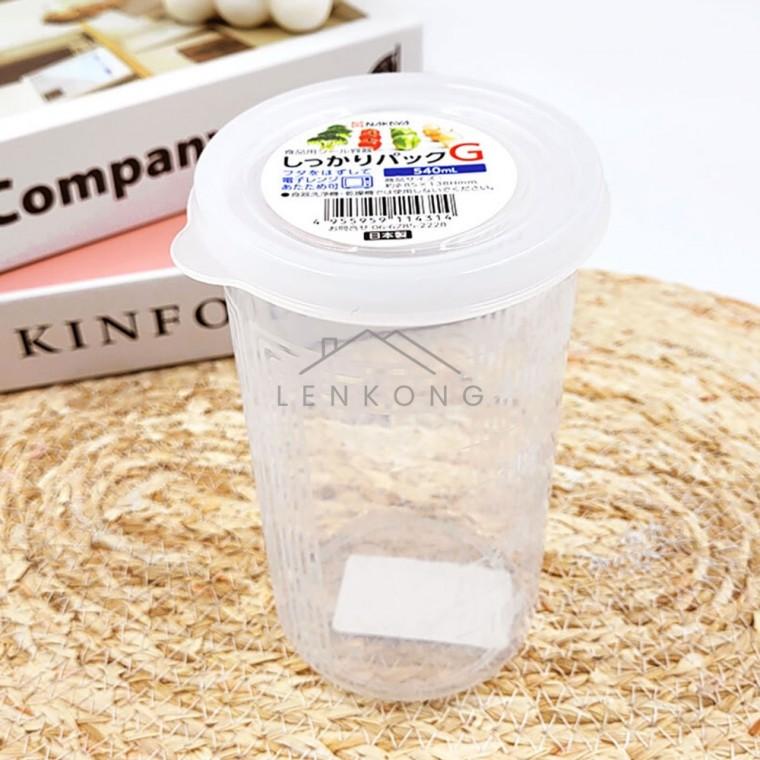 반투명 밀폐통 G 540mL 진공밀폐용기 식품용기 견과류소분통 과일통 플라스틱병