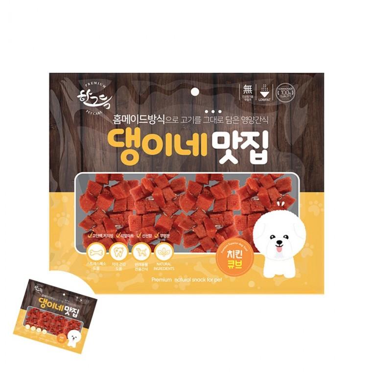 강아지닭고기간식 강아지산책간식 개간식 강아지건강간식 애견영양간식 치킨 큐브 강아지 간식 300g