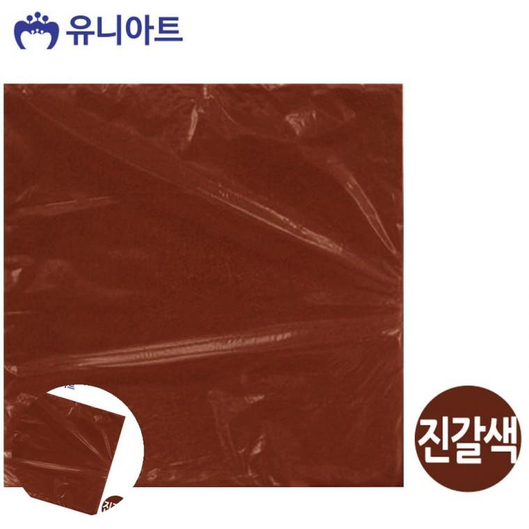 선물포장부직포 컬러부직포4절 꽃다발포장부직포 초등미술재료 만들기재료 진갈색 부직포 4절 10매입