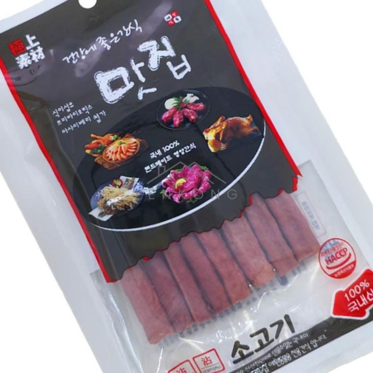 멍멍이간식 강아지져키 강아지훈련간식국산 비프져키 강아지소고기스틱 강아지간식소고기육포