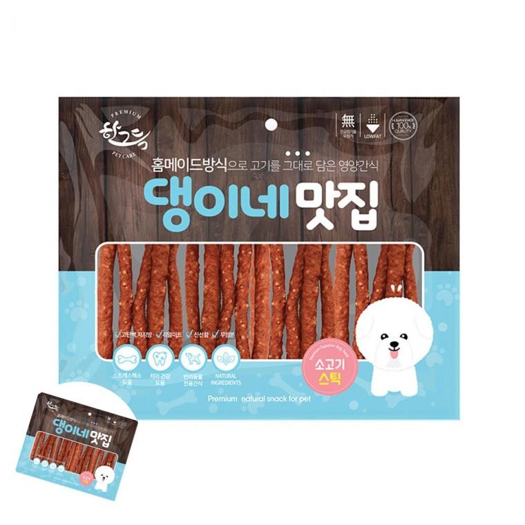 노령견간식 애완견간식 강아지저지방간식 강아지산책간식 반려견간식 소고기 스틱 강아지 간식 300g