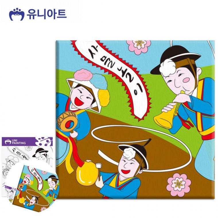 캔버스액자 그림그리는액자 유화판세트 캔버스패널 그림그리는캔버스 사물놀이 유화 그리기 세트
