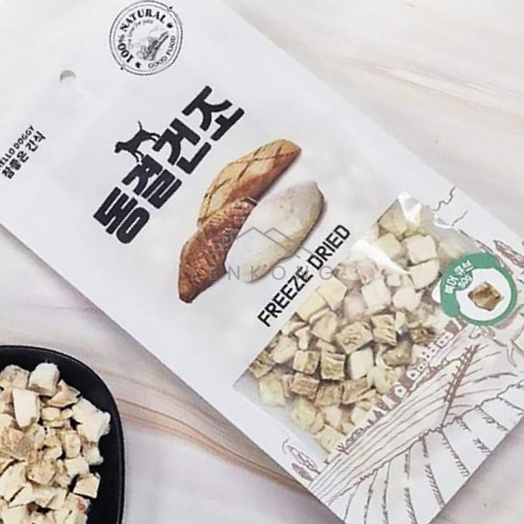 강아지간식져키 북어큐브 50g 강아지수제간식 훈련간식트릿 강아지큐브간식 강아지칭찬간식 강아지건강간식