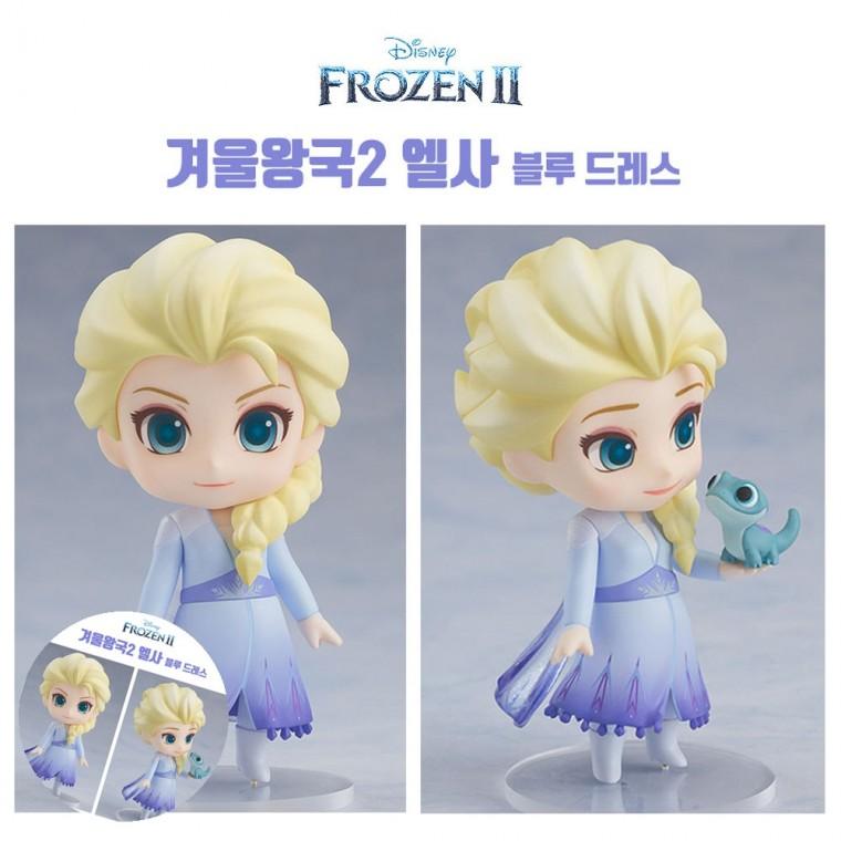 피규어장난감 캐릭터장난감 피규어장식 장식피규어 캐릭터미니어쳐 겨울왕국2 엘사 블루 드레스 피규어