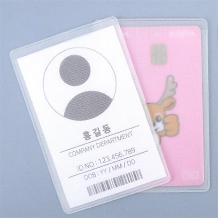 PVC 카드케이스 1P 주차카드케이스 공무원증케이스 사원증홀더