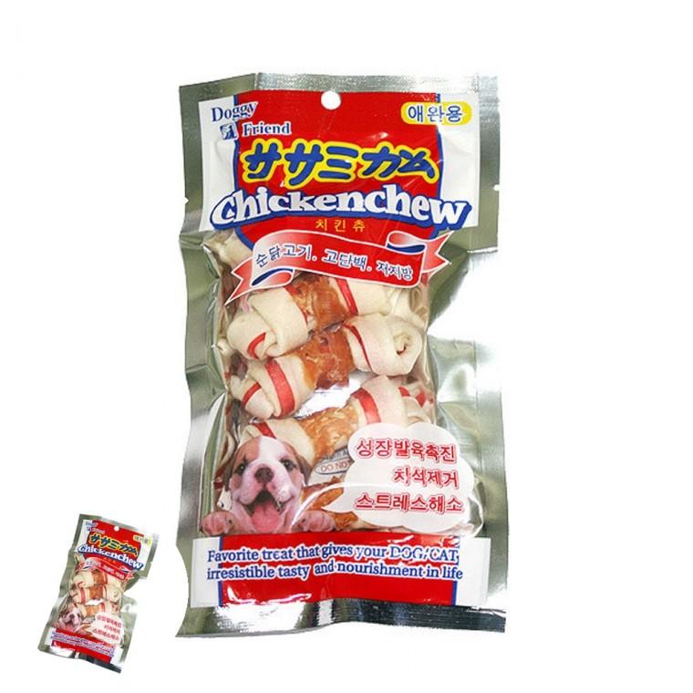 강아지양치껌 강아지치석껌 강아지치석제거껌 애완견간식 애견껌 치킨츄 5P 강아지 간식