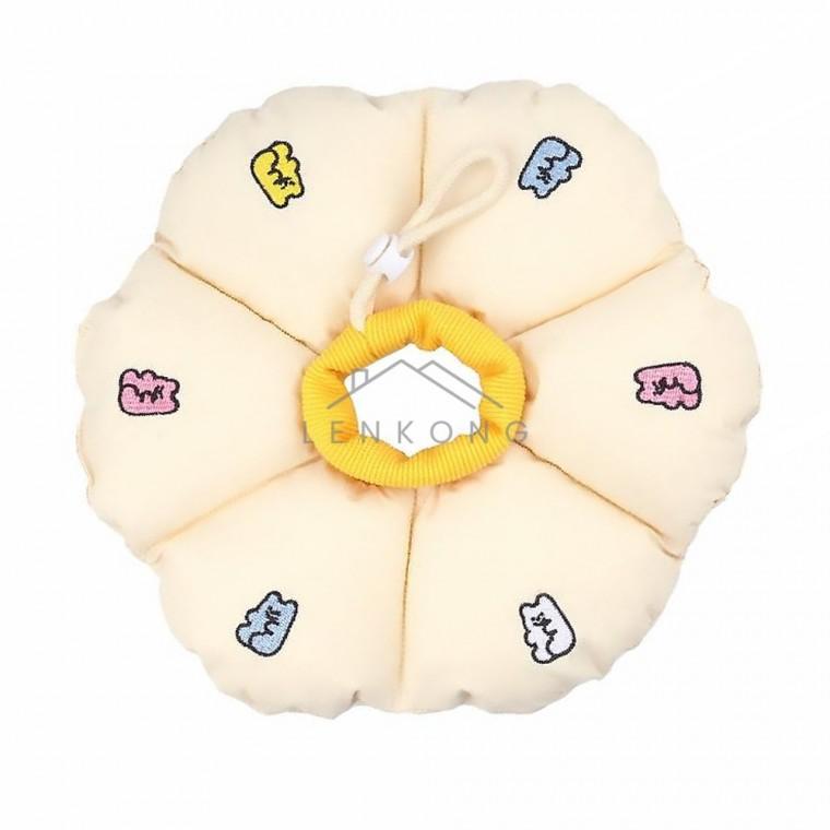 애견넥카라 아이보리 XL 반려견넥카라 강아지깔대기 애견넥카라깔대기 애견쿠션넥카라 강아지목보호대