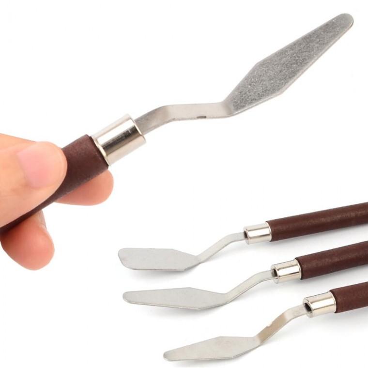 아크릴물감 주걱 화방 믹싱 페인팅 조색칼
