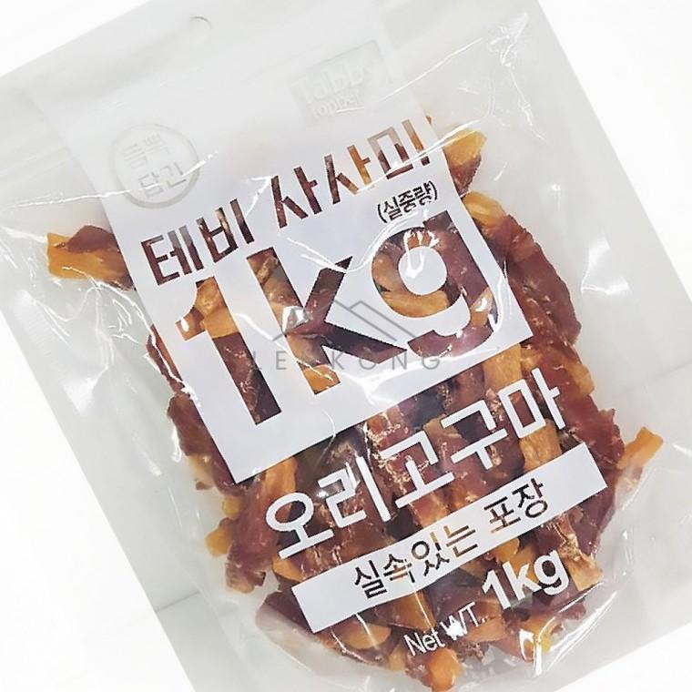 강아지고기간식 오리고구마 강아지오리간식 강아지트위스트스틱 맛있는애견간식 강아지간식대용량1kg오리고