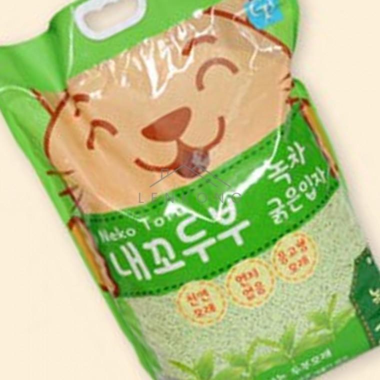 고양이배변모레 녹차 20L 고양이화장실모래 반려묘모래 고양이모래두부모래 고양이두부모래 고양이화장실