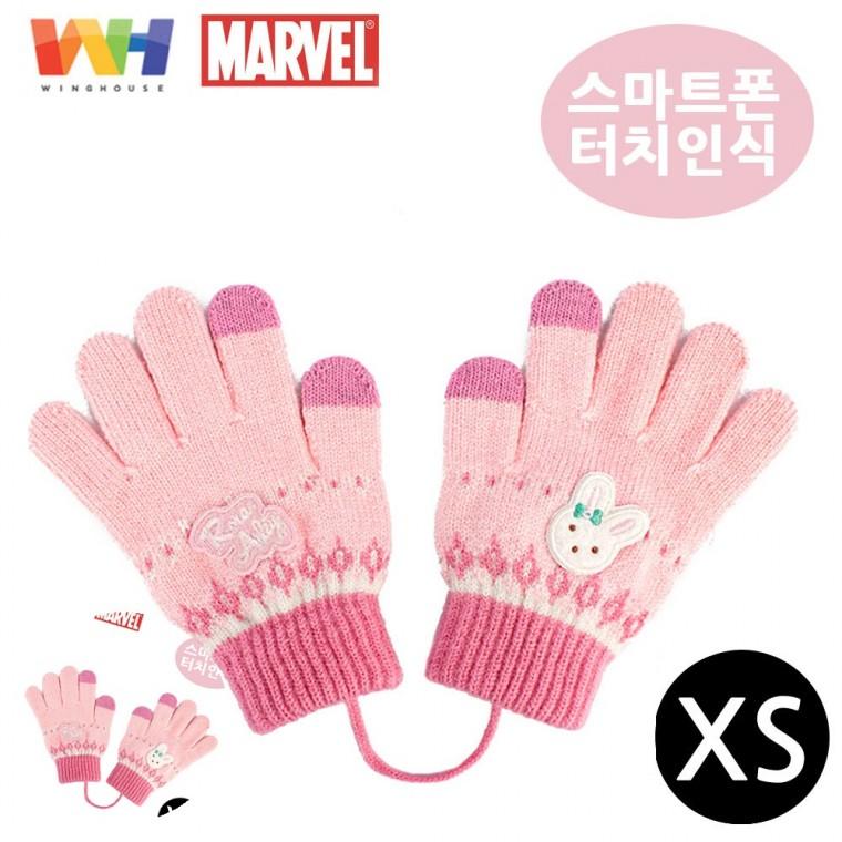 캐릭터장갑 스마트터치장갑 키즈장갑 손가락장갑 겨울장갑 로라앨리 블링 스마트 터치장갑 XS