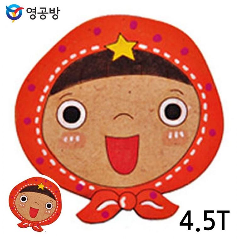 목재피규어 목재모형 방학숙제만들기 나무판조립키트 목재만들기키트 우드아트 보자기 소녀 4.5T 10개입 (