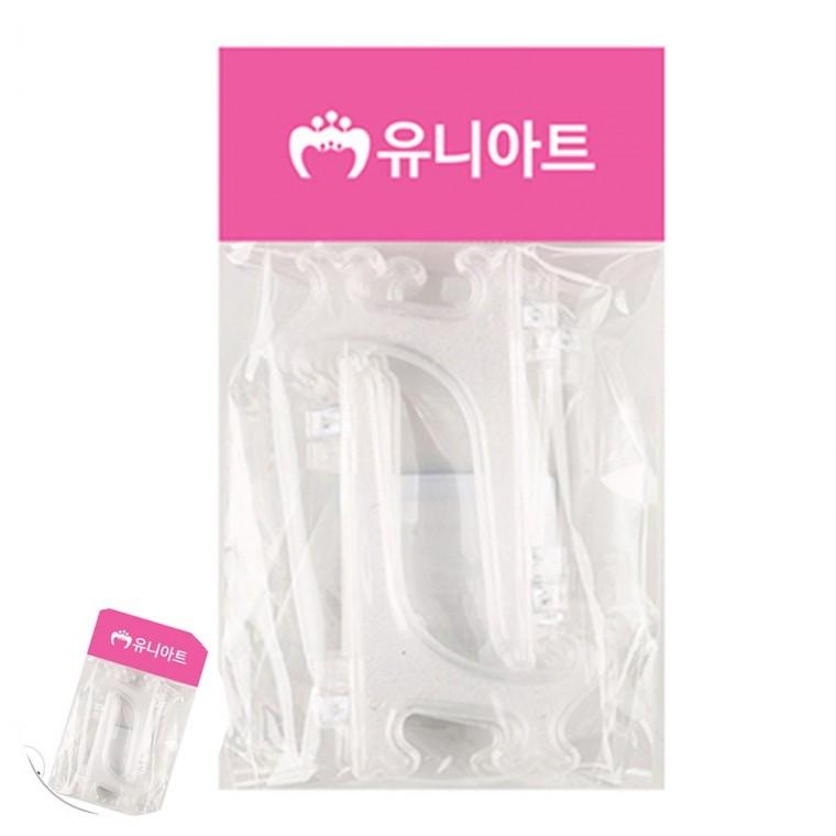 사진스탠드 액자받침대 사진액자 플라스틱액자받침대 사진받침대 액자받침 7.5cm 3개입