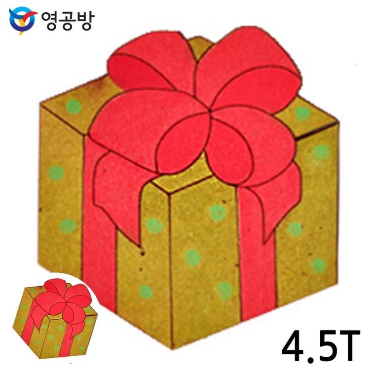 나무조립장난감 목재장난감 만들기재료 목재조립장난감 어린이장난감 우드아트 선물상자 4.5T 10개입 (연결