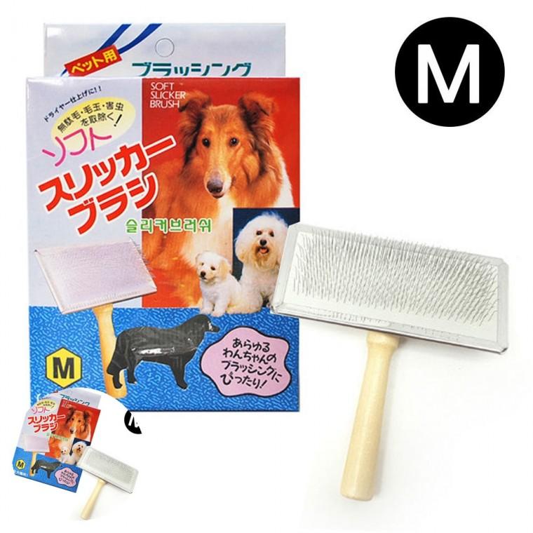 개브러쉬 웰시코기빗 강아지털빗 말티푸빗 반려견빗 강아지 슬리커 브러쉬 M