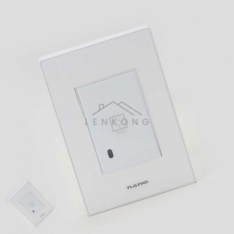 전기 터치스위치 화이트 1구 나노 전원스위치 인테리어스위치 전등터치스위치 원격스위치 터치전등스위치