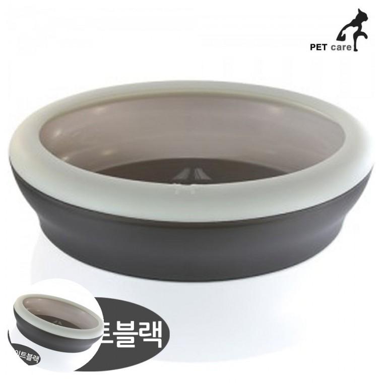 고양이화장실 노묘화장실 반려묘화장실 고양이모래화장실 고양이배변통 캣 토일렛 브라이트블랙
