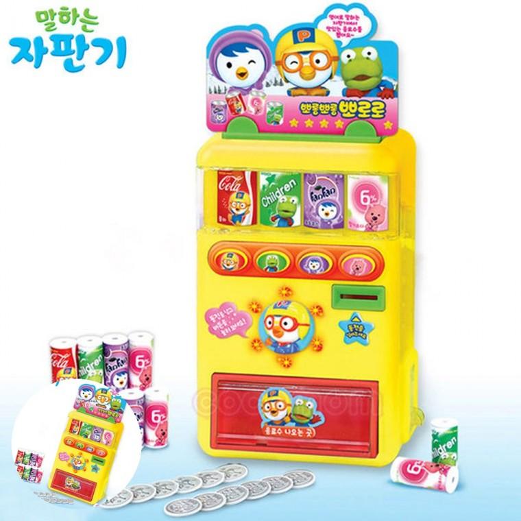 유아교육완구 계산대놀이 아동놀이완구 아동가게놀이 카운터놀이 뽀로로 말하는자판기