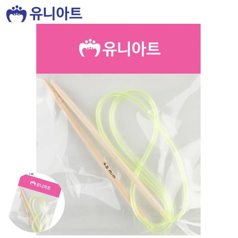 뜨개바늘 뜨개질 대바늘뜨기 대바늘뜨개실 뜨개질대바늘 대바늘 4.5mm