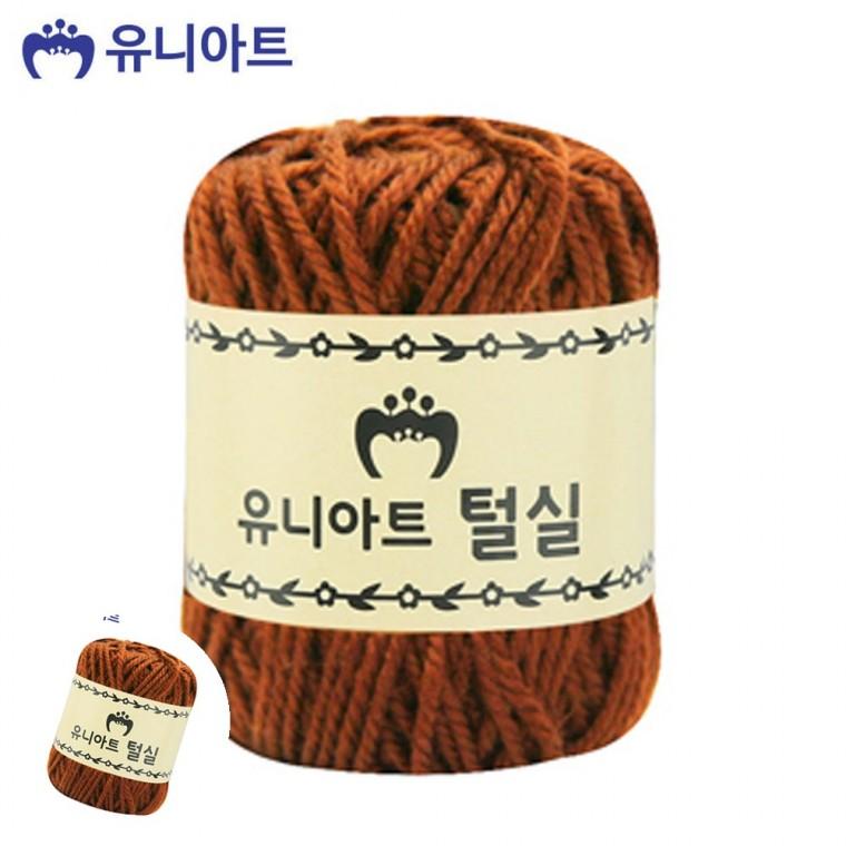 뜨개실 겨울털실 뜨개질털실 뜨개질실 손뜨개질 지관실 연갈색
