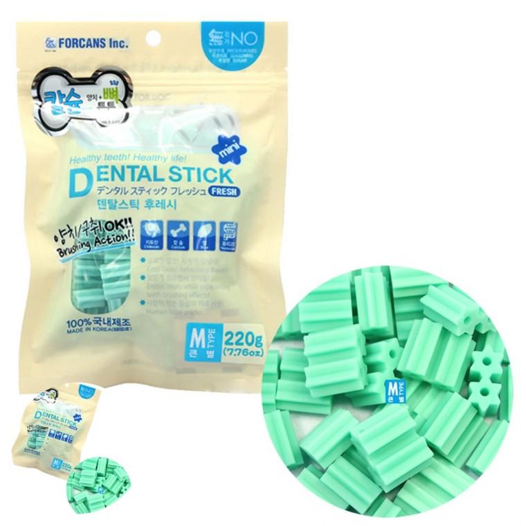 덴탈껌 애견간식 애견덴탈껌 강아지양치껌 반려견간식 덴탈스틱 후레시 칼슘 큰별 220g 강아지 간식