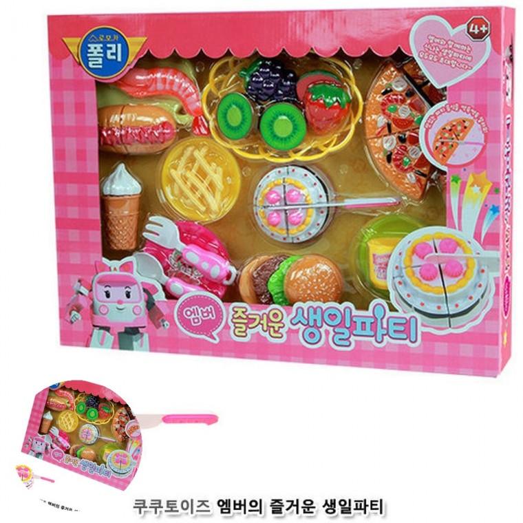 아동놀이완구 키친놀이 역할놀이완구 주방놀이 유아교육완구 엠버의 즐거운 생일파티