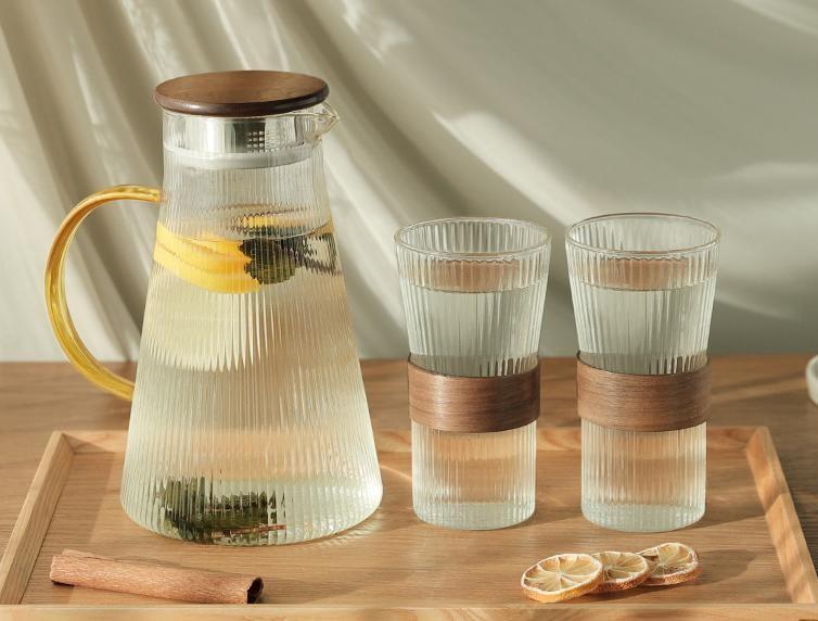 물병 1.8L 컵 450ml 2P 보틀용기 유리병