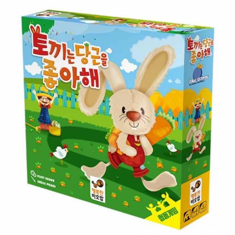 토끼는 당근을 좋아해 어린이보드게임 유아교육게임 보드게임4세 색깔인지놀이 부모자녀게임
