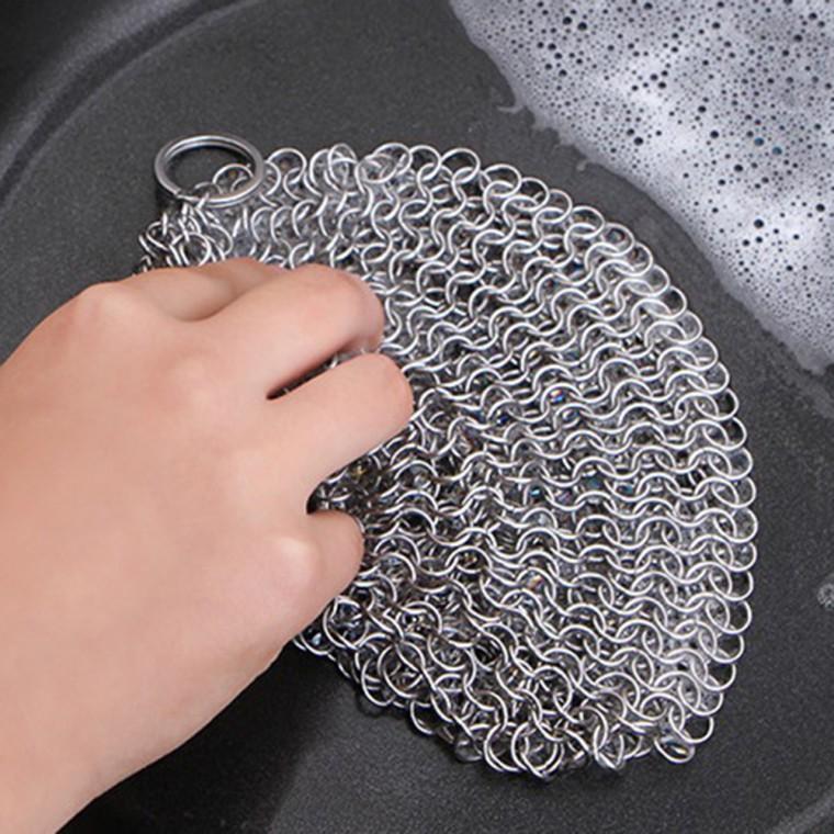 반영구 스텐링 수세미(원형) (20cm) 스텐수세미 철수세미 쇠수세미 강철수세미