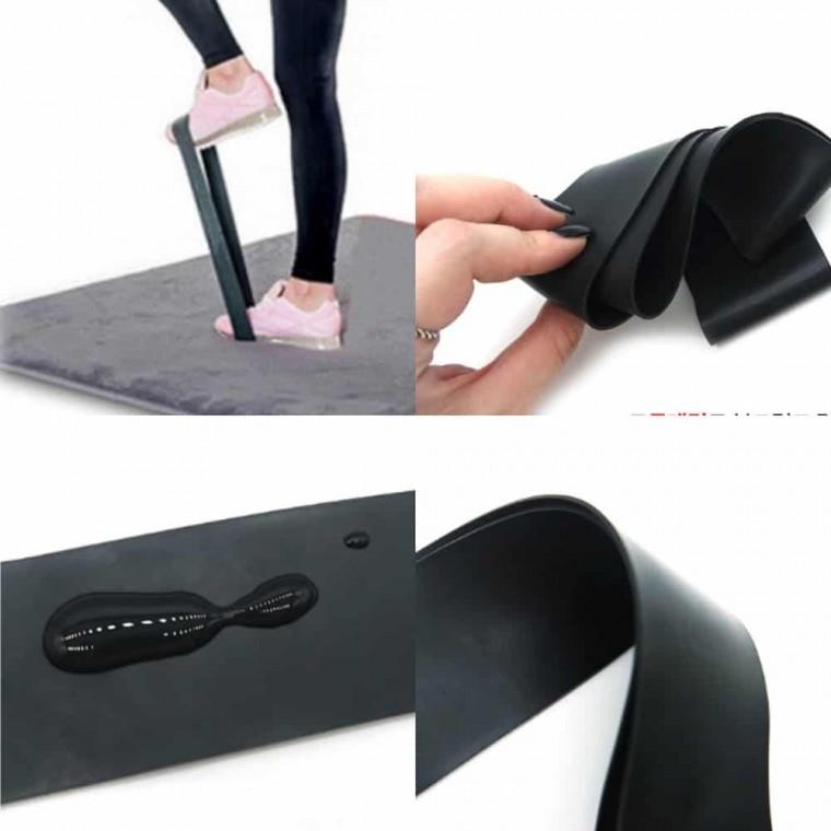 스트레칭밴드 블랙 1.1mm 근력밴드 스트레칭고무밴드 스트레칭로프 고무운동밴드 헬스고무
