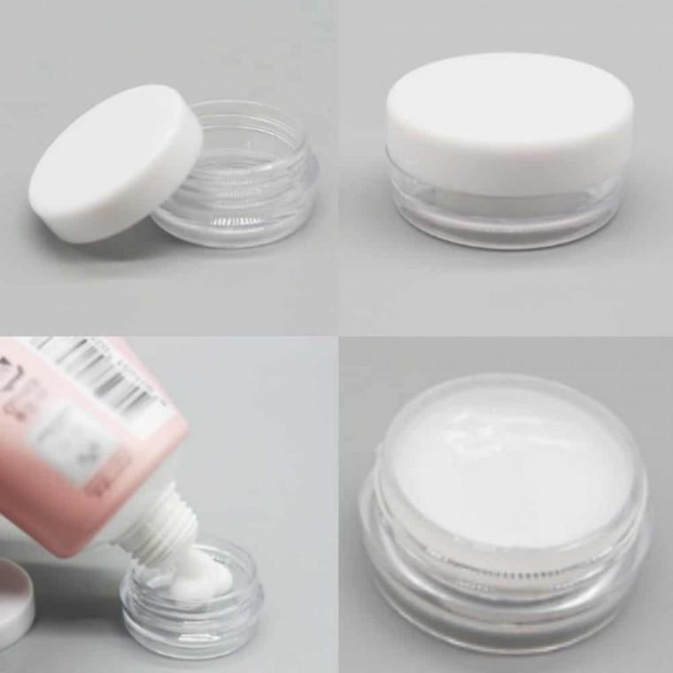 화장품공병 투명 크림용기 2g 화장품용기 립밤용기 핸드크림공병 샘플공병 소분용기