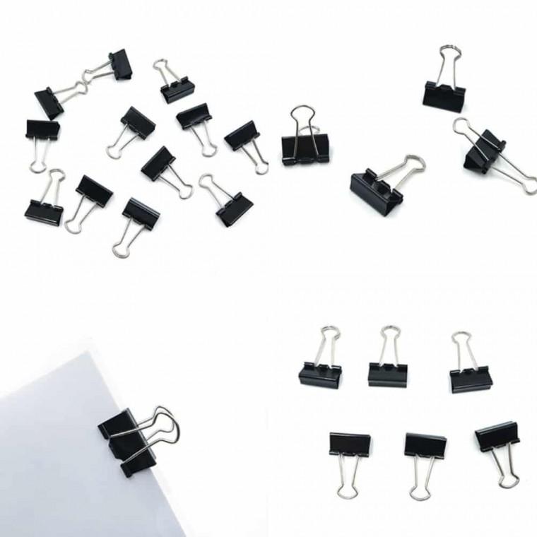 블랙클립 25mm 페이퍼클립 종이클립 크립 U형클립 작은클립