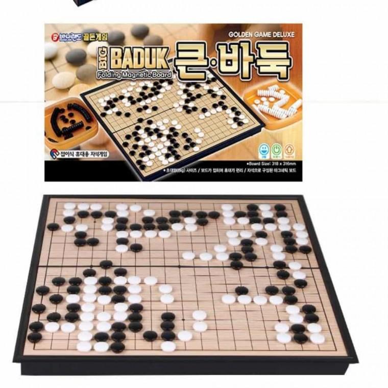 바둑 체스게임 자석보드게임 바둑용품 자석바둑판 오목판 공간교구