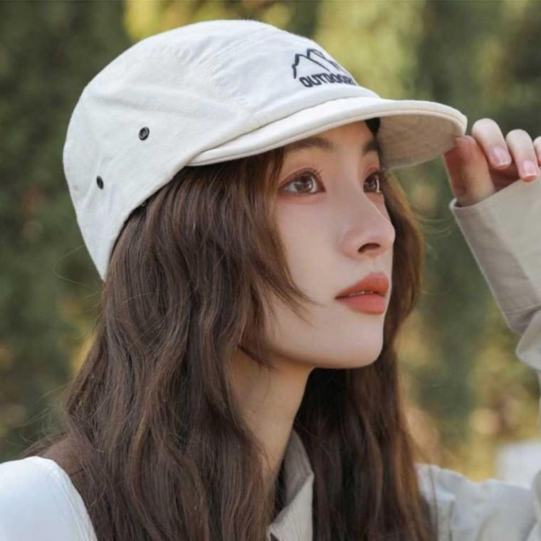 사계절 공용 아웃도어 등산 캠프 힙한 숏챙 모자