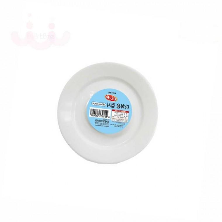 롯데 다회용접시 180mm 반찬그릇 일회용접시 일회용도시락용기