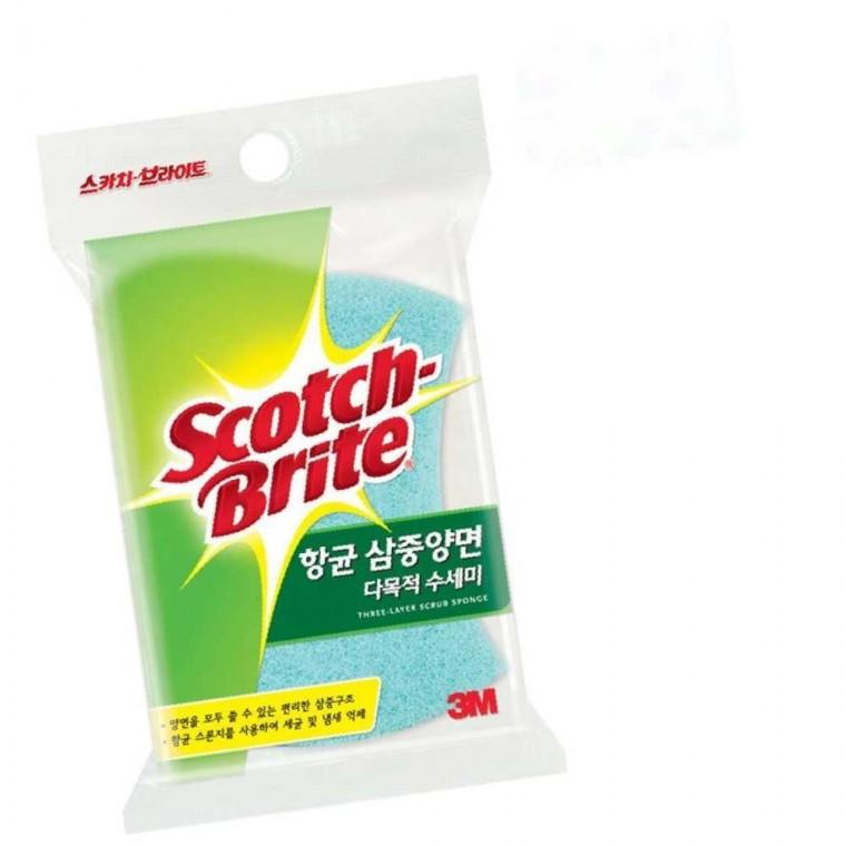 3M 양면수세미 냄비찌든때 국내산수세미 주방수세미