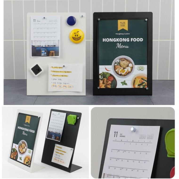 홍보물 메뉴판 계산대 접수처 마그넷 자석 보드판