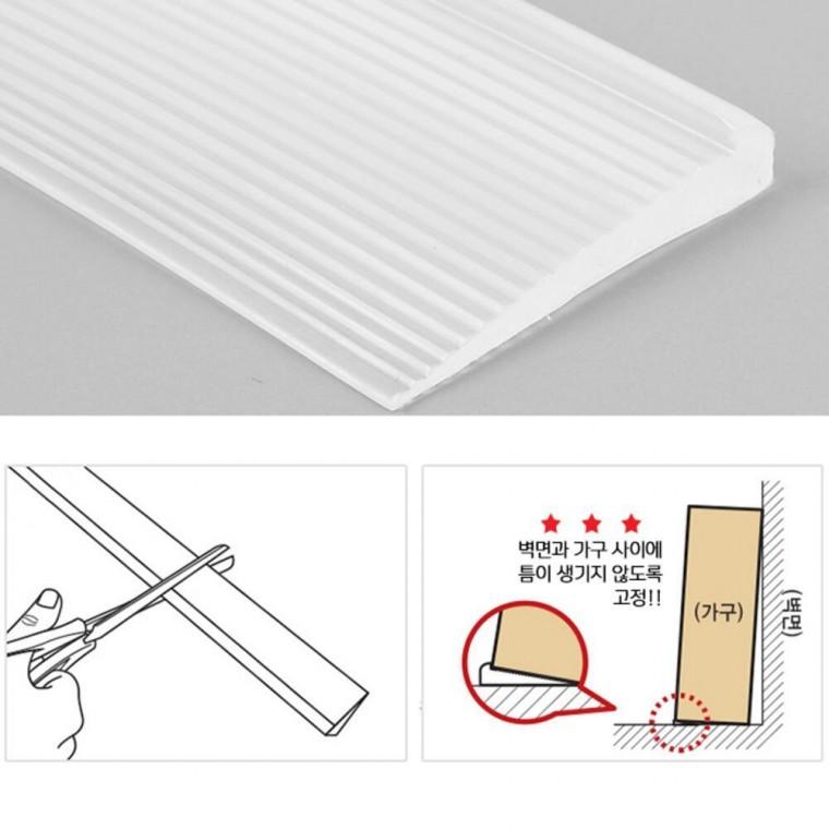 수평 밀림방지 투명 패드 높이조절 가구 받침대 120ccm